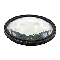 KnightX 49mm 52mm 55mm 58mm 67mm Kaleidoscope Camera Filter Photography Accessories Filters Prism For Canon eos Sony 2