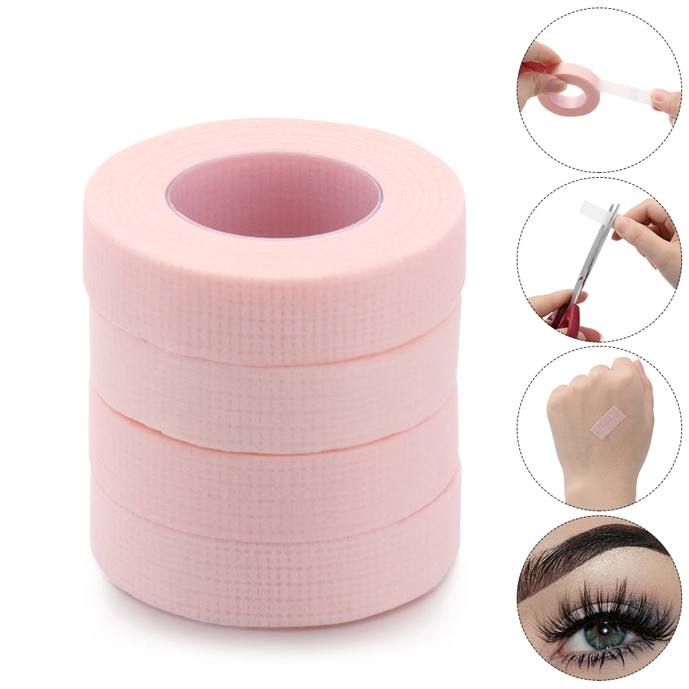 3RollsLashTapeforEyelashExtensionBreathableMicroporeFabricEasy