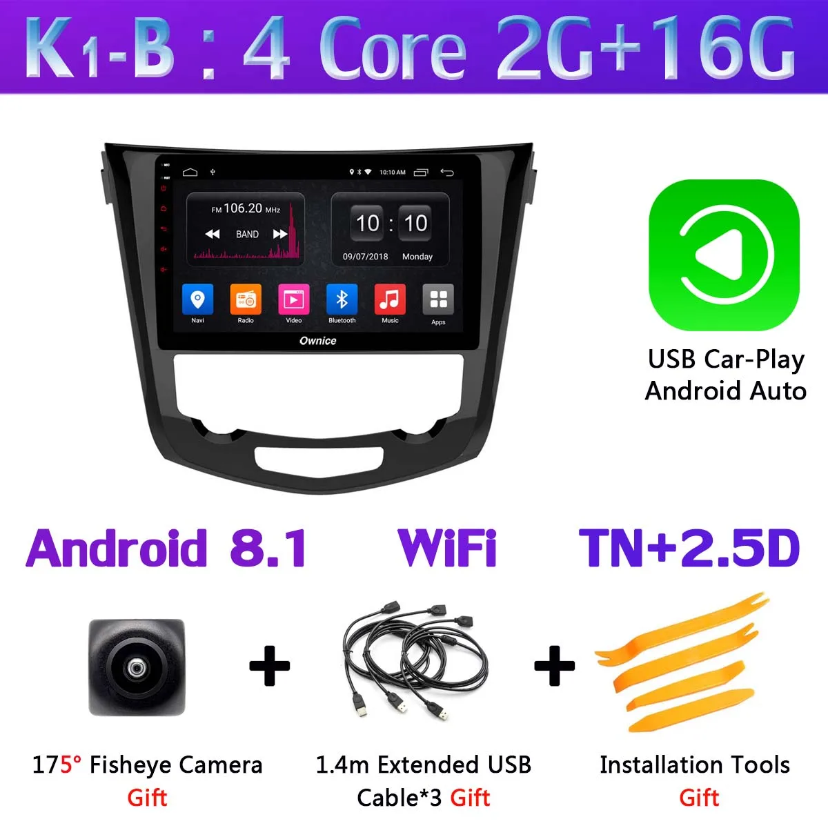 360°Camera 4G+ 64G Android 9,0 Автомобильный мультимедийный радио для Nissan X Trail X-Trail 2013 gps DSP CarPlay - Цвет: K1-B-CarPlay