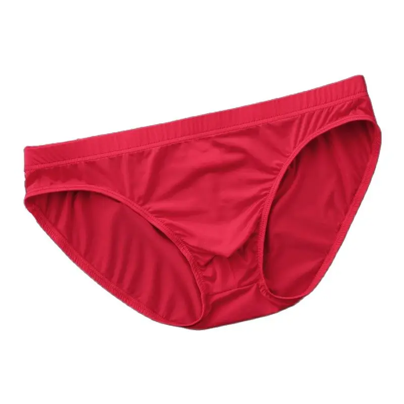 Wholesale 2PCS/Lot Men s Ice Silk Underwear Sexy Male Comfotable Ice