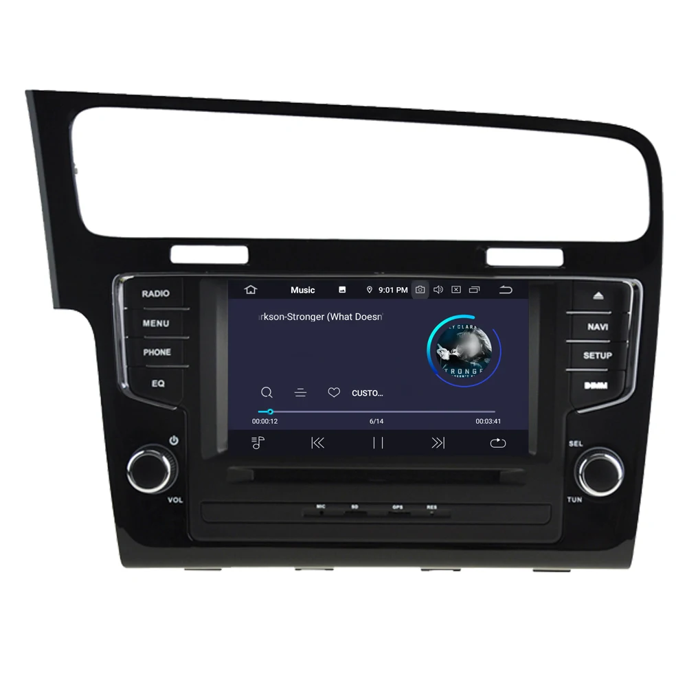 Cheap For VW Golf 7 MK7 2014 2015 2016 For Volkswagen MIB Infotainment System TouchScreen Android 9.0 Car Navigation Multimedia Player 4