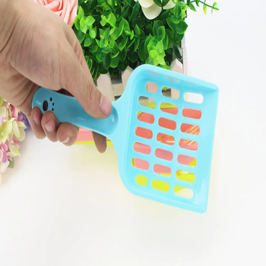 Multi-functional Box-packed Hook Mesh Cat Litter Shovel Scoop Non-slip Handle Cat Litter Scoop Pet Dog Toilet Garden Clean
