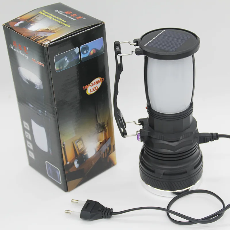 

Camping Tent Light Solar Flashlight