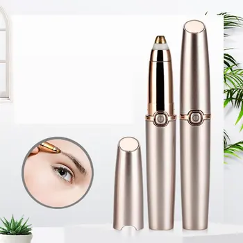 

Electric Eyebrow Trimmer Lipstick Ladies Eyebrow Trimmer Electric Eyebrow Trimmer Automatic Shaving Instrument Epilator