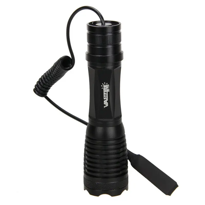 10W 940nm Тактический охотничье оружие фонарь для ружья масштабируемый фокус ИК-лампа ночного видения фонарик+ крепление винтовки+ переключатель