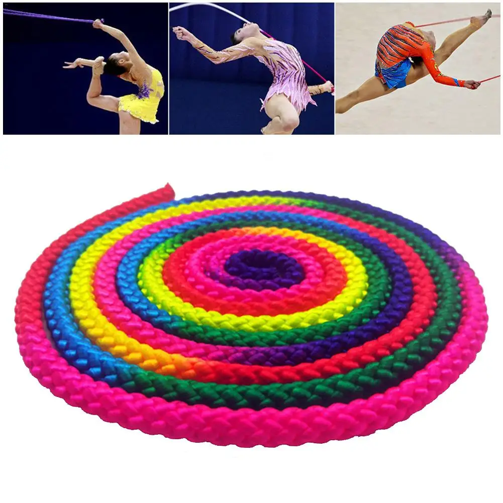 Sports Training Aerobics Skipping Cord Gymnastics Rope Rhythmic Jumping Exercise Health Yoga Training Accessories