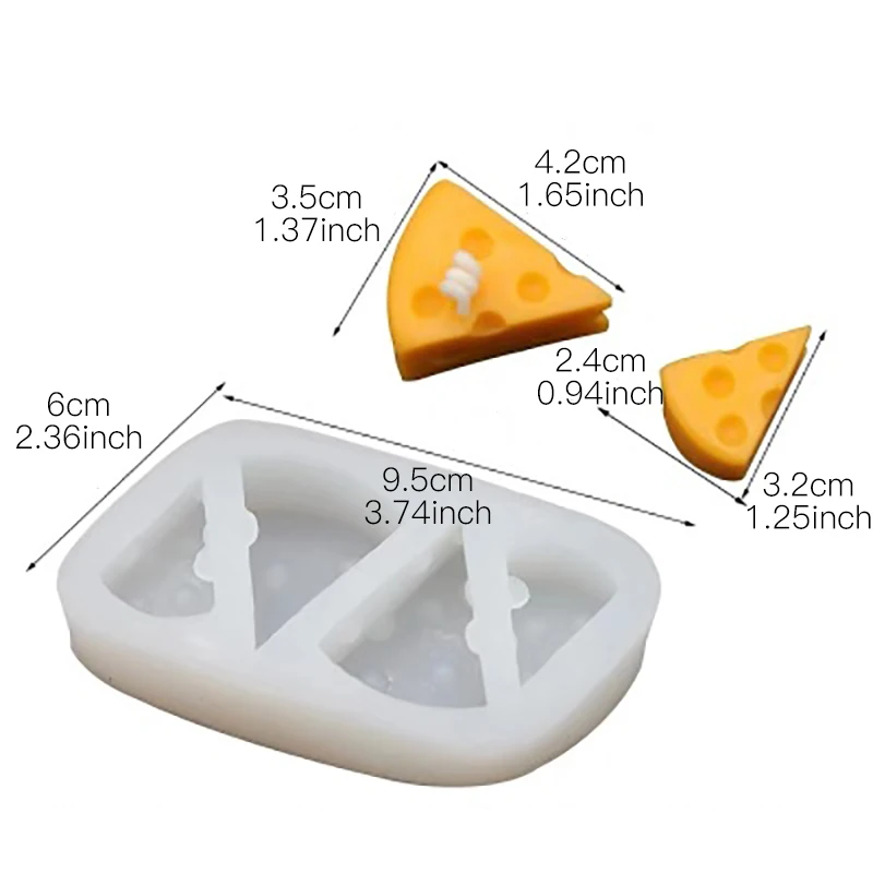 Cheese Сладкий трубка сыр мороженое силиконовые формы для торта декоративные инструменты глины пластырь ремесло формы DIY шоколадная форма для выпечки помадной глазури - Цвет: Cheese