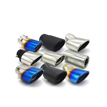 

Universal Chrome Stainless Steel Car Exhaust Muffler Tip pipe For Toyota Nissan Honda Ford Chevrolet Peugeot Fiat Suzuki Renault