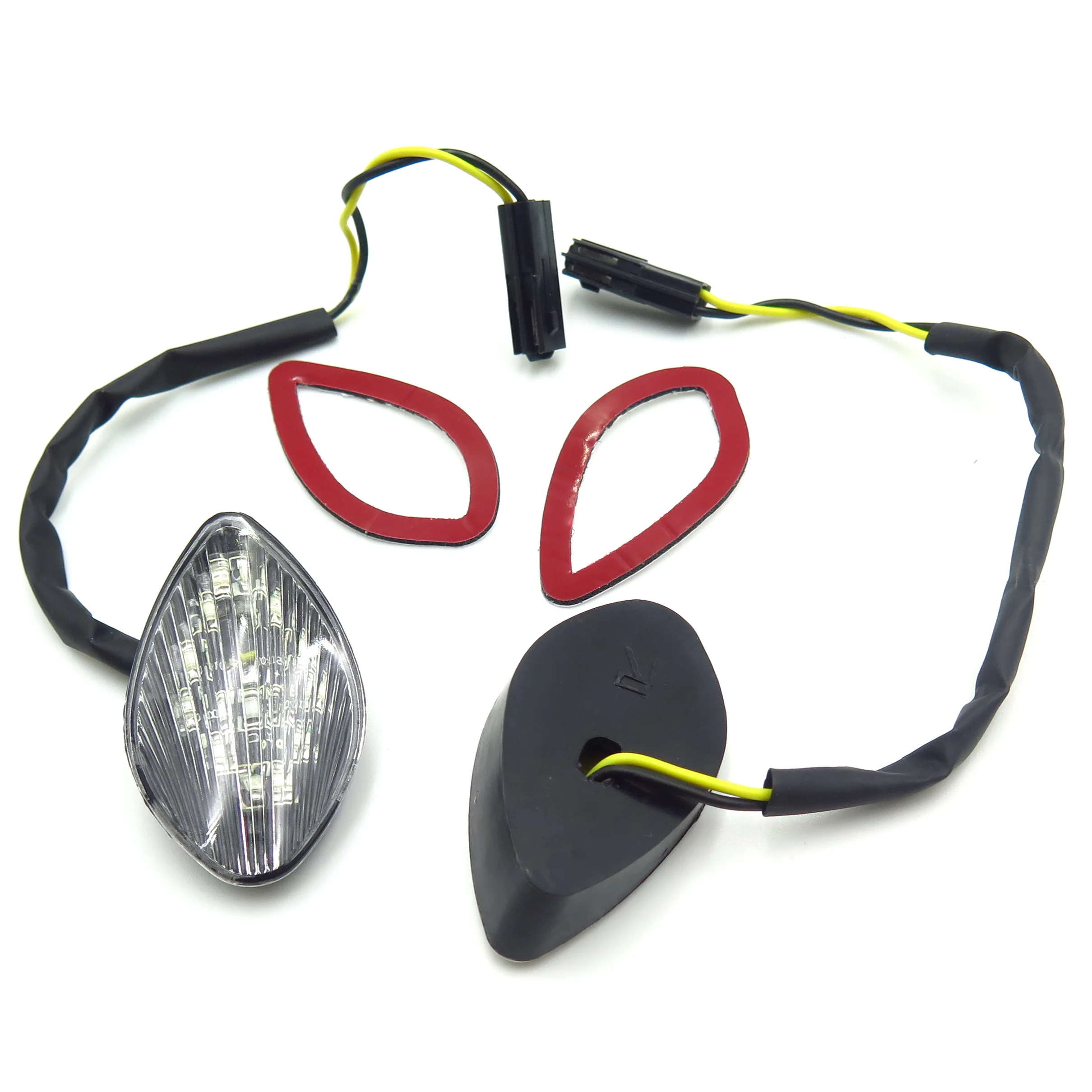 Aftermarket БЕСПЛАТНАЯ ДОСТАВКА мотоциклетные запчасти Евро LED заподлицо сигнал