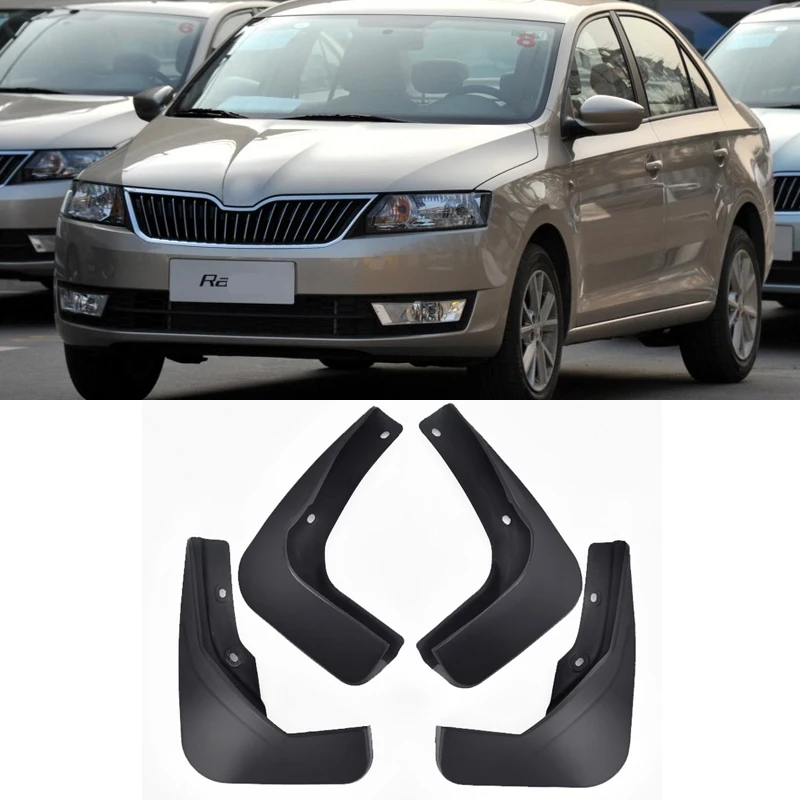 Автомобильные передние и задние брызговики для 2012- Skoda Rapid Брызговики аксессуары брызговик автостайлинг Крылья 1 комплект Брызговики