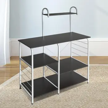 

Practical 5 Layer Kitchen Mircrowave Oven Dishes Cookware Storage Shelf Tableware Holder Organizer Rack