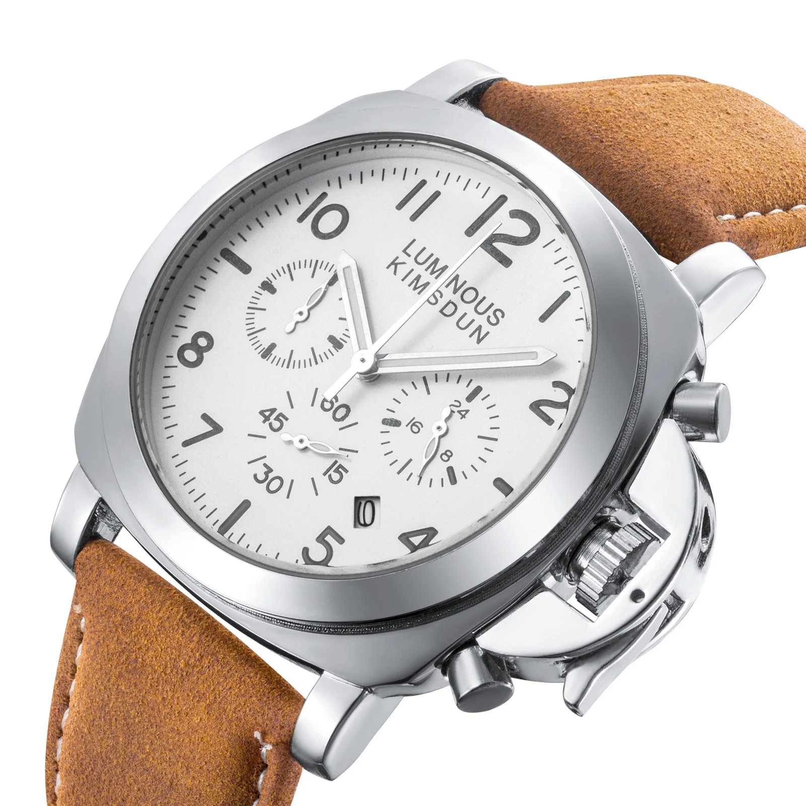 

Switzerland luminous military Japan MIYOTA quartz three eyes multi-function sports waterproof business Montres Homme rolexable