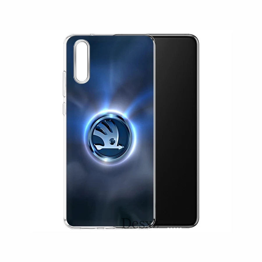 Чехол с логотипом для автомобиля Skoda для huawei P30 P20 P10 P9 P8 Lite Pro Plus P Smart Mini чехол для телефона жесткий чехол - Цвет: H4