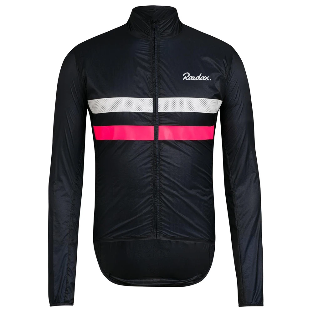 RAUDAX-Veste coupe-vent de cyclisme pour homme et femme, maillot