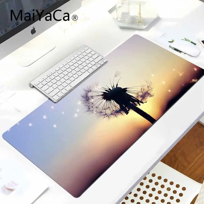LockEdge 30x80cm MaiYaCa высокое качество Одуванчик Комфортный коврик для мыши игровой коврик для мыши большой коврик для мыши ПК компьютерный коврик - Цвет: LockEdge 30x80cm