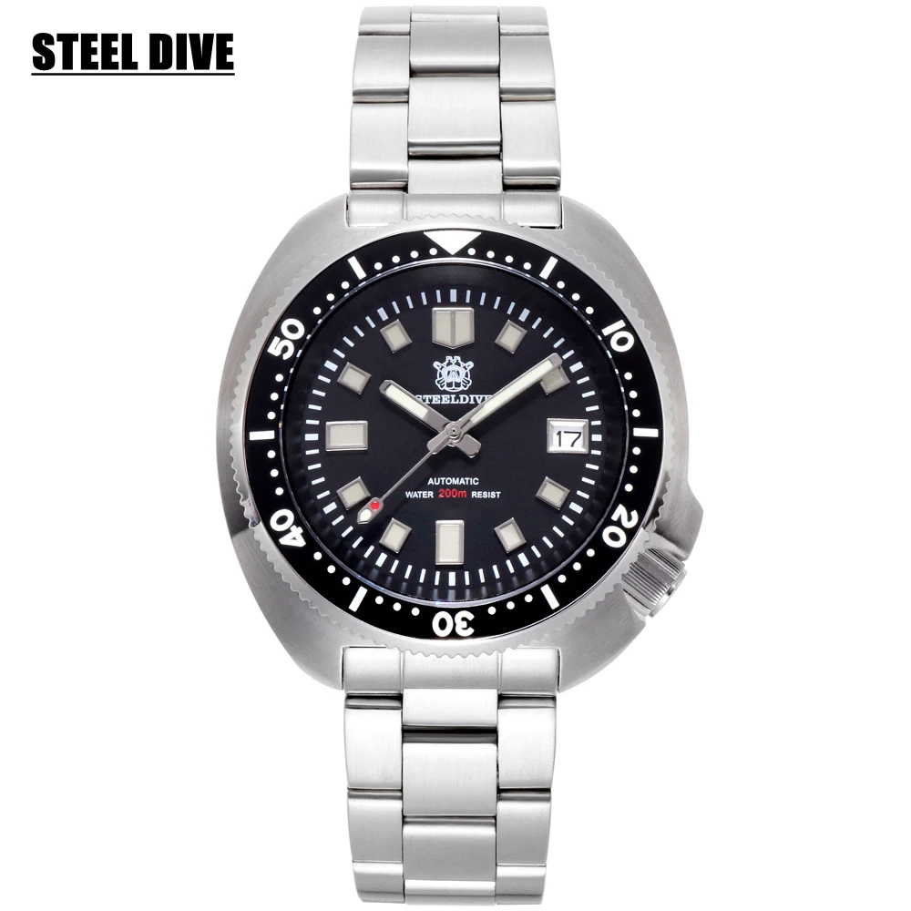 

200M Diving Watch Men Sport Automatic Mechanical Watch Mens Stainless Steel Swim Diver Watches Sapphire Crystal Luminous Watch