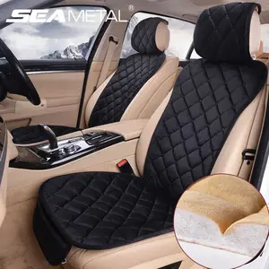 Kivaguru Universal Leather Car Seat Covers with Non-Slip Backrest