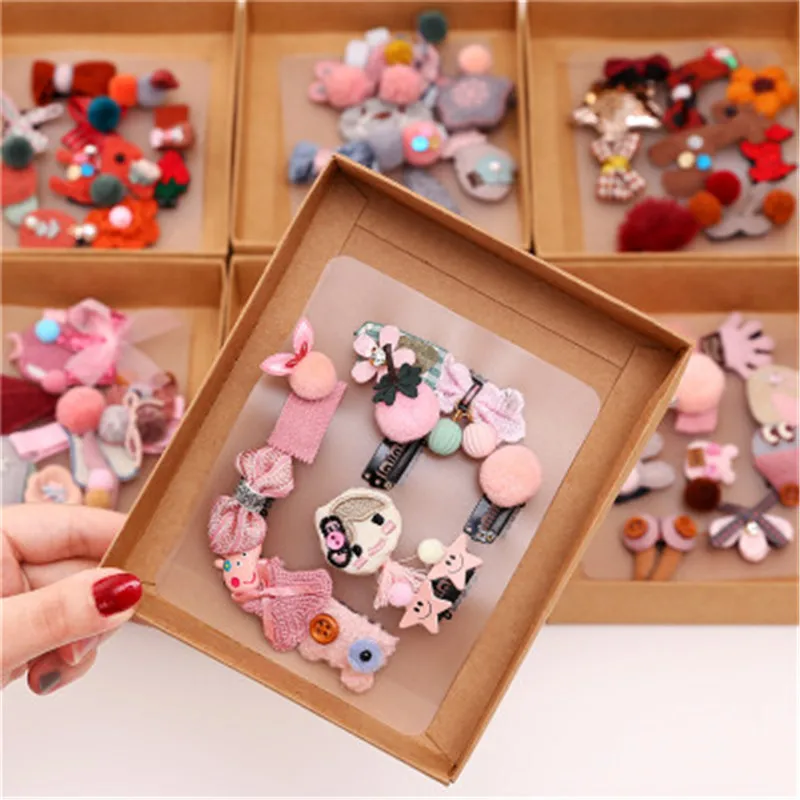 

Baby Hair Clips Children'S Hairpin Korean Version Does Not Hurt Sweat Hair Clip Set Hair Accessories