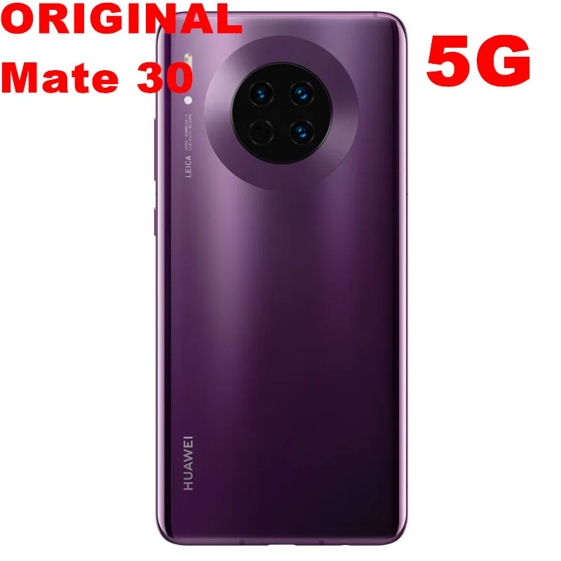 huawei mate 30, версия 5G, мобильный телефон Kirin 990, Android 10,0, 6,62 дюймов, 2340X1080, 8 Гб ram, 256 ГБ rom, 40 Вт, супер зарядное устройство, IR Qi