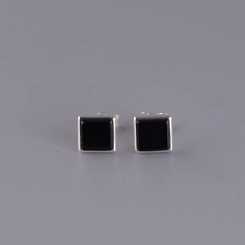 Women Ethnic Red Agate Glass Cloisonne S925silver Earrings main image 1