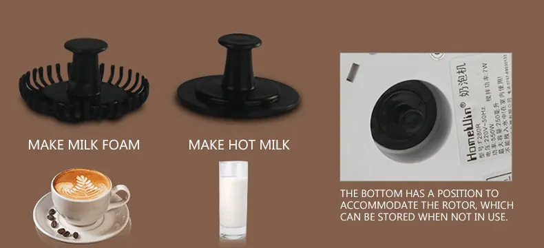 European Milk Foam Machine Electric Automatic Hot And Cold Milk Pump Household Coffee Milk Pump Pull Flower Cup F280R