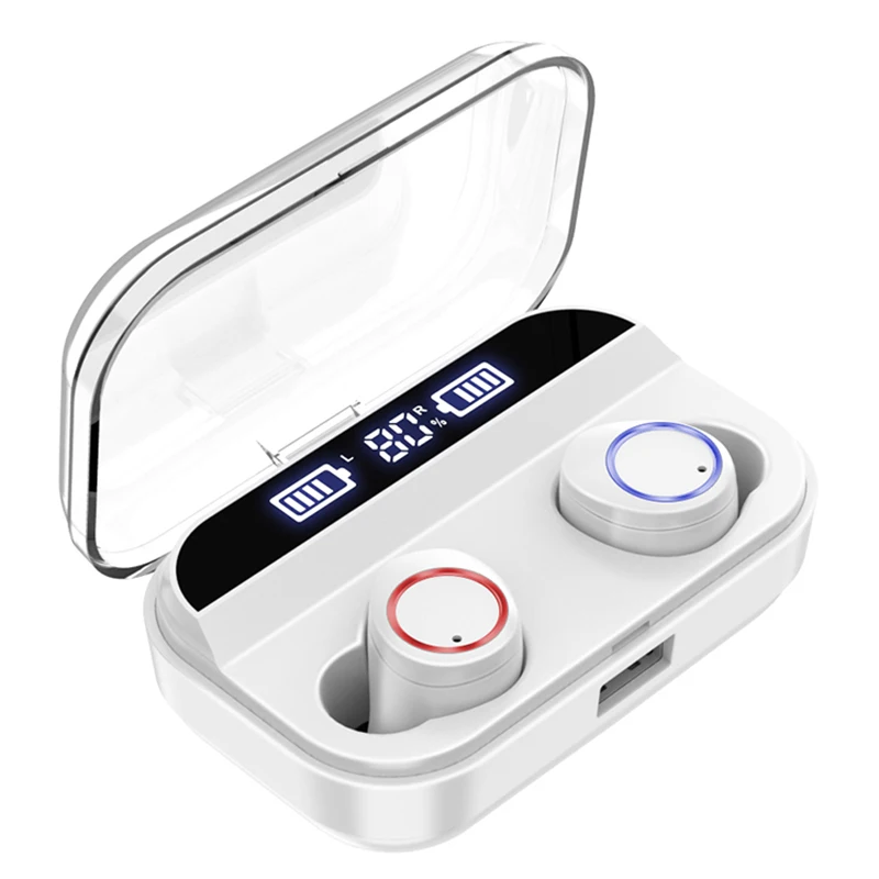 

X11 Wireless Bluetooth 5.0 Earphones Power IPX7 Waterproof Stereo Music Earbouds Touch Control With Charging box For Smart Phone