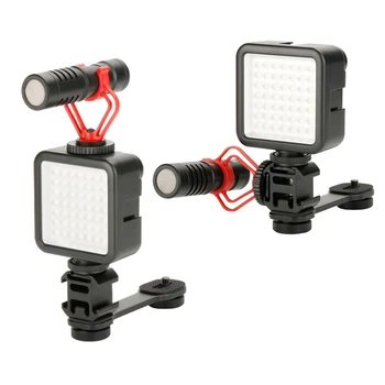 

Mobile Phone Stabilizer Extension Bar Triple Hot Shoe Mount Adapter for Zhiyun Smooth 4