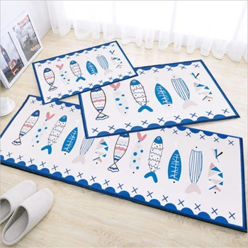 

Modern Carpet For Kitchen Bathroom Balcony Hallway Washable Floor Mats Anti-slip Area Bedroom Rugs Entrance Door Mat A015