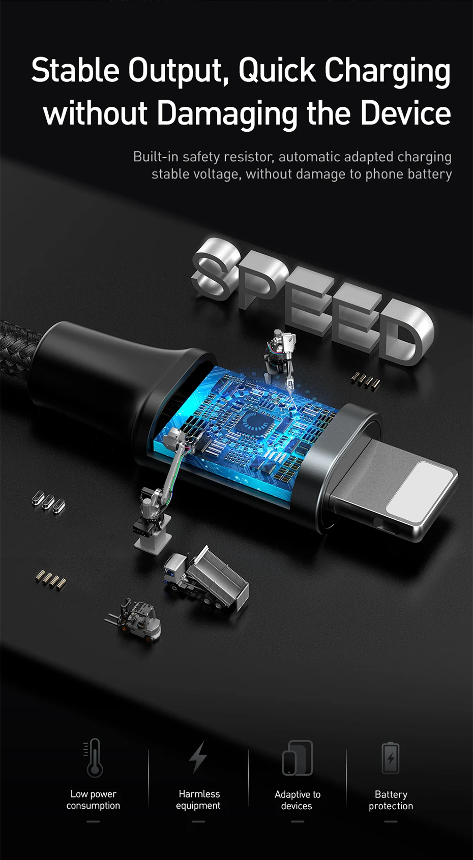 Usb-кабель Baseus с двойным зарядным устройством USB для iPhone Xs Max XR X 8 7 6s Plus, автомобильный usb-кабель для зарядки заднего сиденья, кабель для передачи данных
