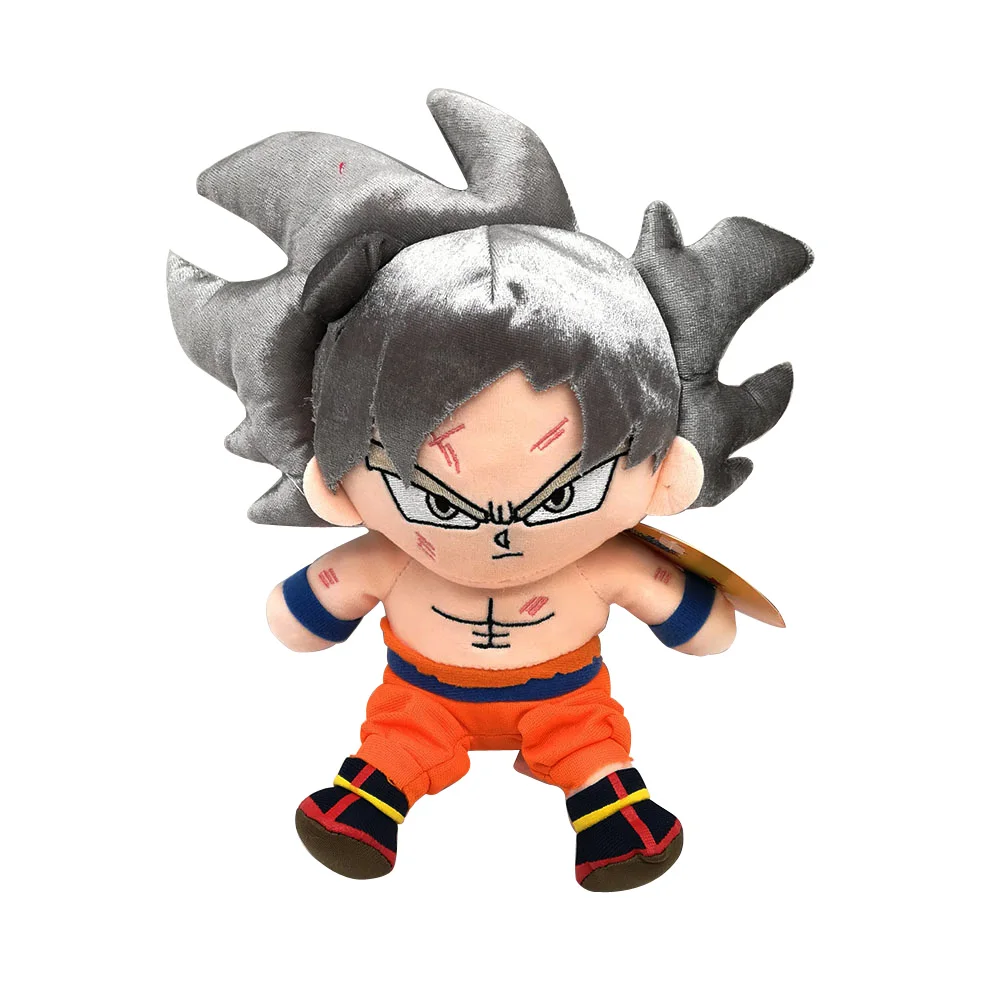 10/Лот 18 видов стилей DRAGON BALL Goku Kakarotto Majin Buu трусы Piccolo Vegeta 18-23 см Плюшевые Куклы Подвески мягкие игрушки - Цвет: Ultra Instinct 20CM