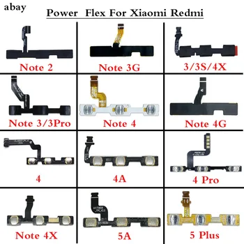 

Volume Button Power Switch On Off Button Flex Cable For Xiaomi Redmi 3 3S 4 pro 4A Note 2 4 3 pro 4X Power Flex Repair Parts