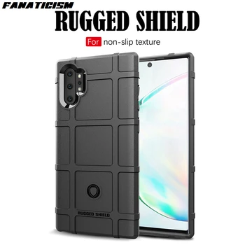 شراء 200 قطعة درع وعرة الحالات الهاتف لسامسونج غالاكسي نوت 10 نوت 10 زائد حالة سميكة درع التكتيكية الهجين المطاط المدافع الغلاف