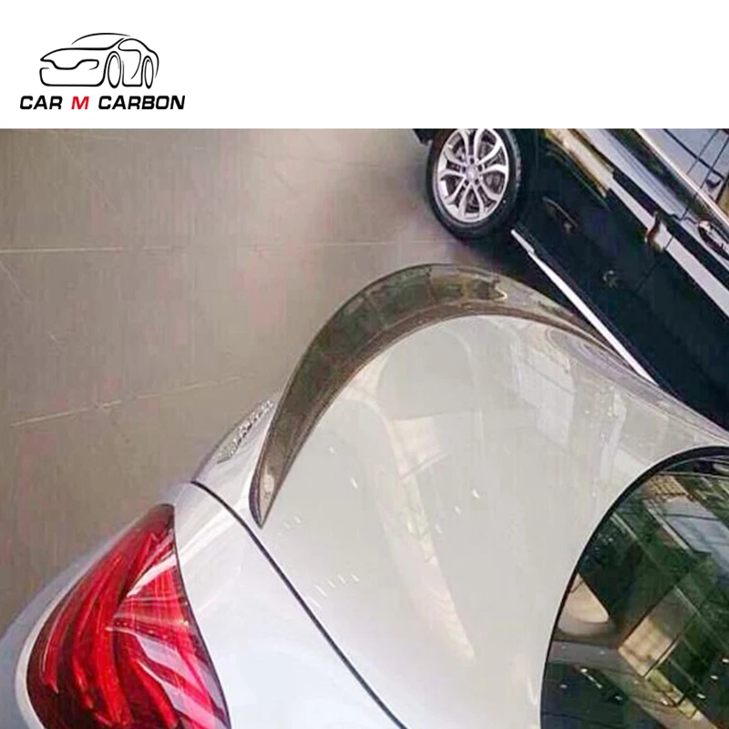 Спортивный спойлер для багажника из углеродного волокна типа C class TI класса W205 C63