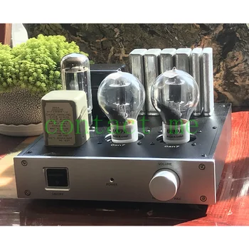 6SN7 튜브 프리 앰프, 미국 서양 전기 커패시터, 12DB 수신, 잔류 소음 0.2MV, 주파수 응답 10HZ-100KHZ