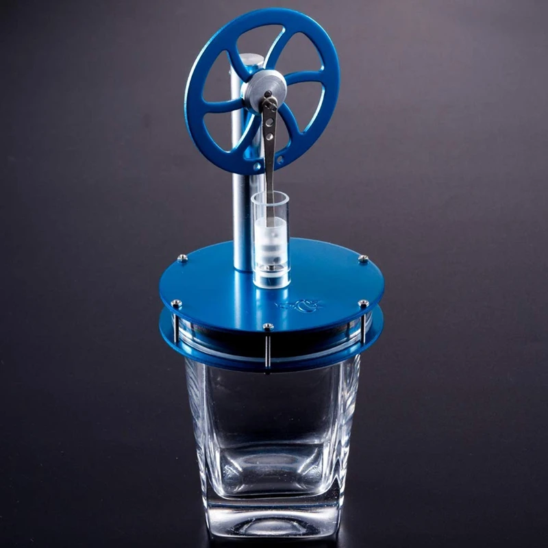Low Temperature Metal Stirling Engine Motor Model Aluminum Alloy Kids Steam Heat Science Educational Toy