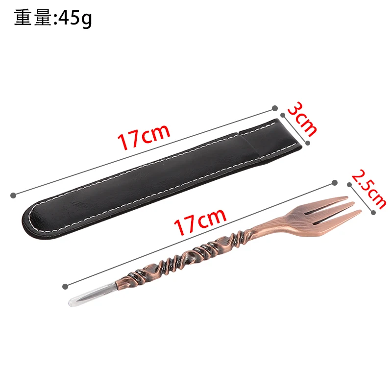 Shisha Fork Retro Aluminum Smoking Set Chicha Mace Twist Shape Nargile Sheesha Hookah Accessories Tool