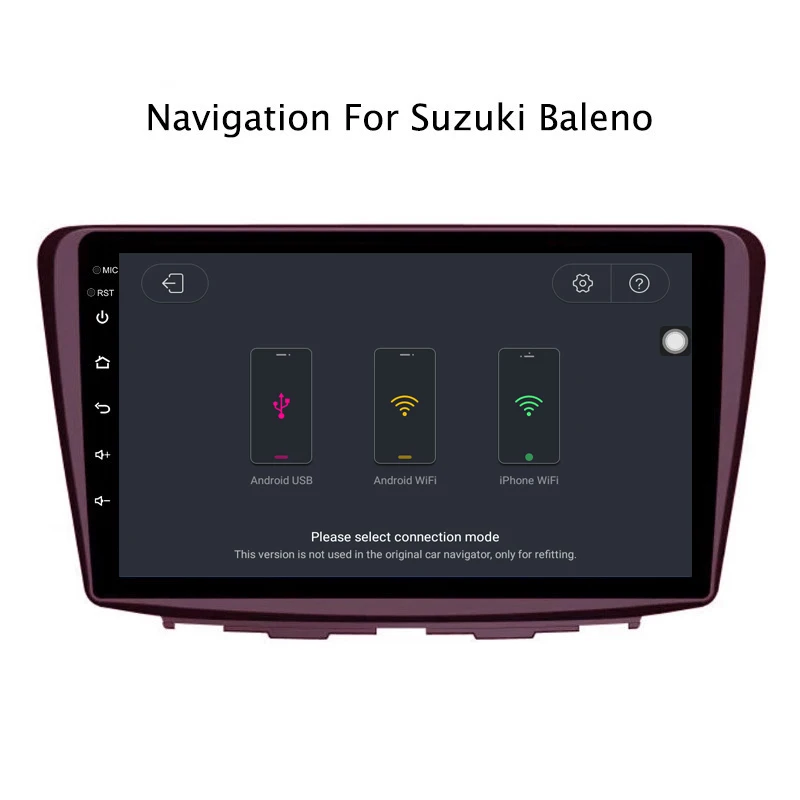 Excellent Ectwodvd 9inch Andriod 8.1 Car DVD GPS For Suzuki Baleno 2015-2018 4G RAM 64G ROM CarPlay DSP 4G LTE with WIFI 8