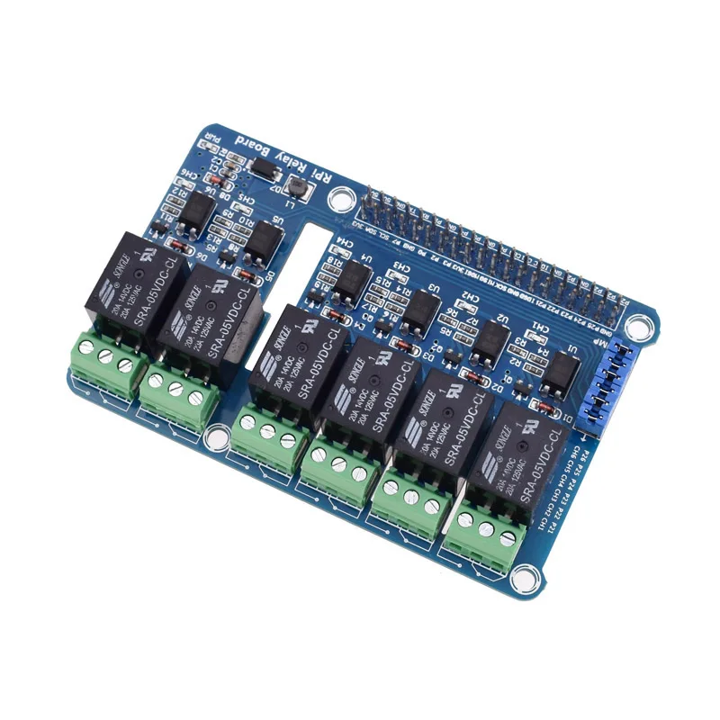 6 канальный Raspberry Pi релейный модуль Плата расширения для A +/B +/2 B/3B|Электрические