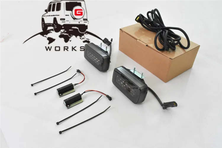  rear bumper LED W463 (3)