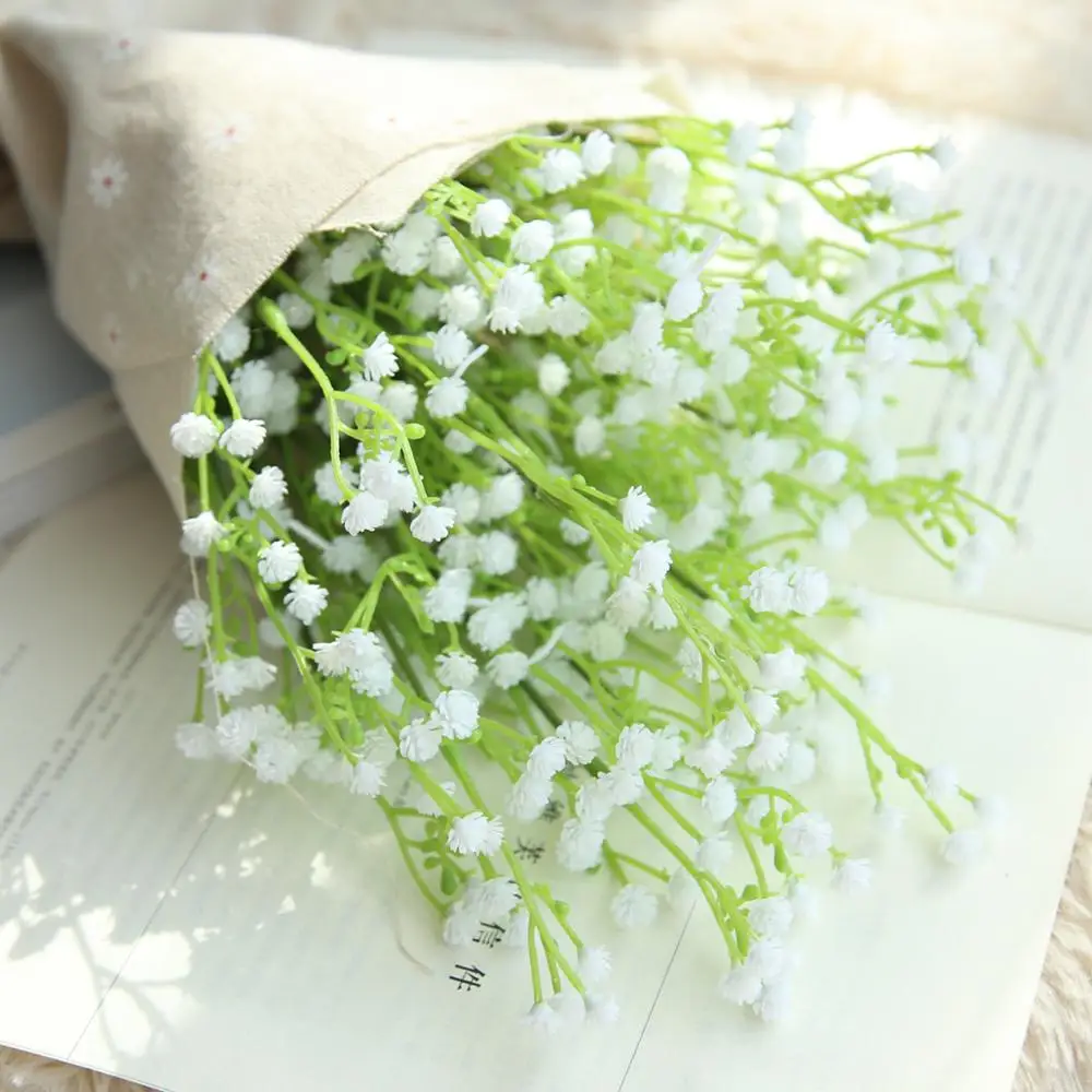 1 шт. белые детские дышащие цветы Искусственные Поддельные Gypsophila DIY Цветочные
