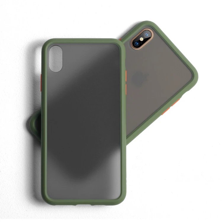 Зеленый Противоударный Матовый ТПУ чехол Benks для IPhone X XS XR XS Max, защитный чехол для телефона - Цвет: Зеленый