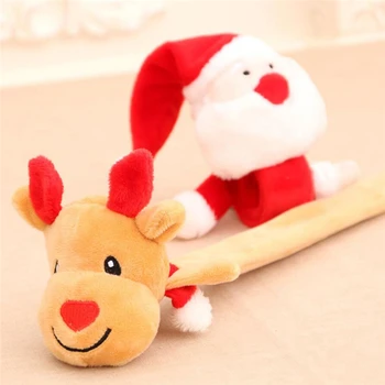 

Fashion Christmas Pat Bracelet Kids Band Christmas Soft P-op Circle Wrist Gift Toys Give Children A Fun Gift Juguete De Bebe