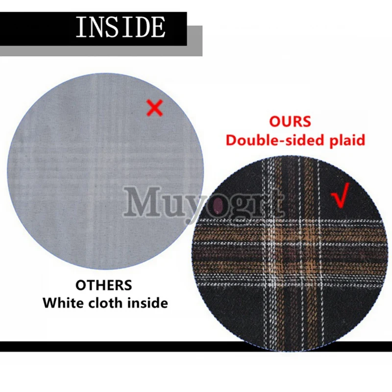 Muyogrt Women Shirt Plaid Oversized Brown Top Turn-down Collar Leisure Fashion Loose All-match Long Sleeves Soft Chic Korean Top
