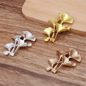 

SIXTY TOWFISH 5 Pieces DIY Jewelry Accessories Antique Hair Accessories Material Alloy Four Leaf Receptacle