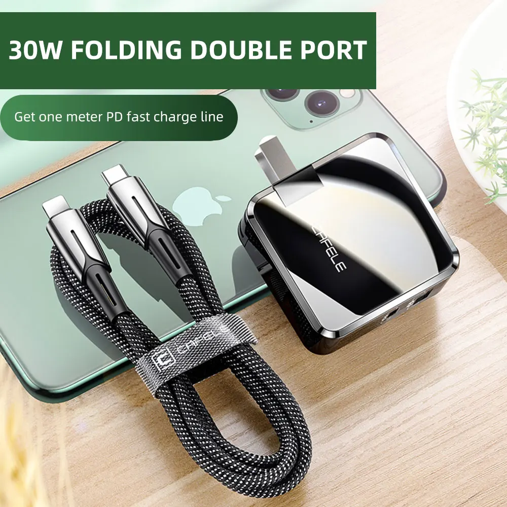 FDBRO Quick Charge 4,0 3,0 USB зарядное устройство type C QC 4,0 3,0 зарядное устройство для samsung s10 plus 18 Вт PD 3,0 быстрое зарядное устройство для iPhone 11 Pro