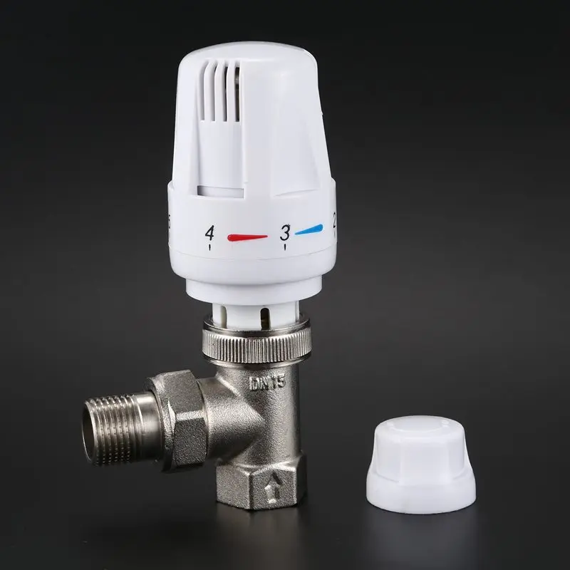 New-DN15 автоматический клапан контроля температуры угол подогрева пола и отопления специальный клапан