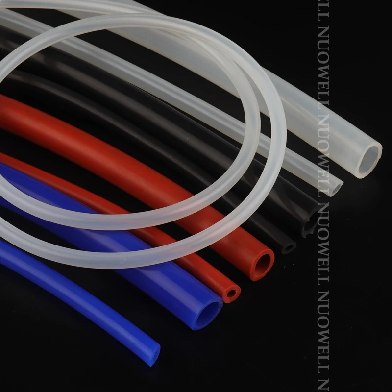 100cm I.D 2~32mm Silicone Hose Flexible Silica Gel Pipe Aquarium Air Pump Hose Food Level Safety Soft Pipe silicone tube pneumatic tube
