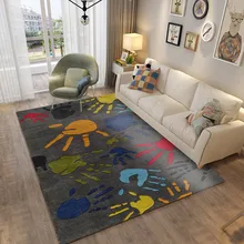 Ковер для гостиной, ковер, одеяло, детский коврик, коврик для лазания, спальня, полный спальный коврик, нескользящий мат для мойки, серый, alfombra, 160x230 см