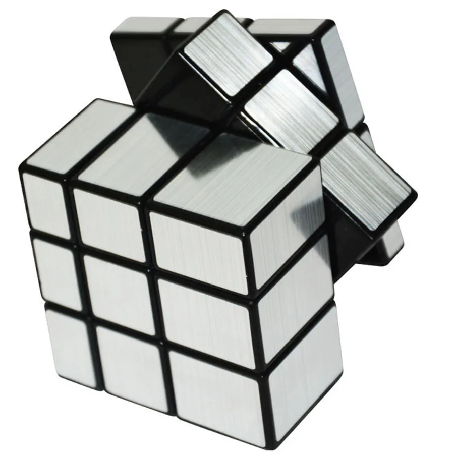 Shengshou Mirror Blocks 3x3x3 Magic Cube Cast Coated PVC Stickers Professional Puzzle Toys For Children