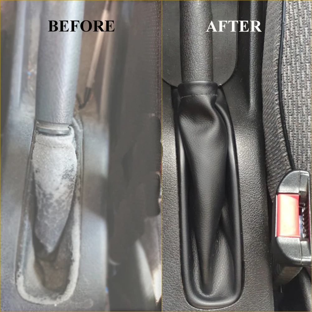 2 шт./компл. из искусственной кожи ручной тормоз переключения передач трость